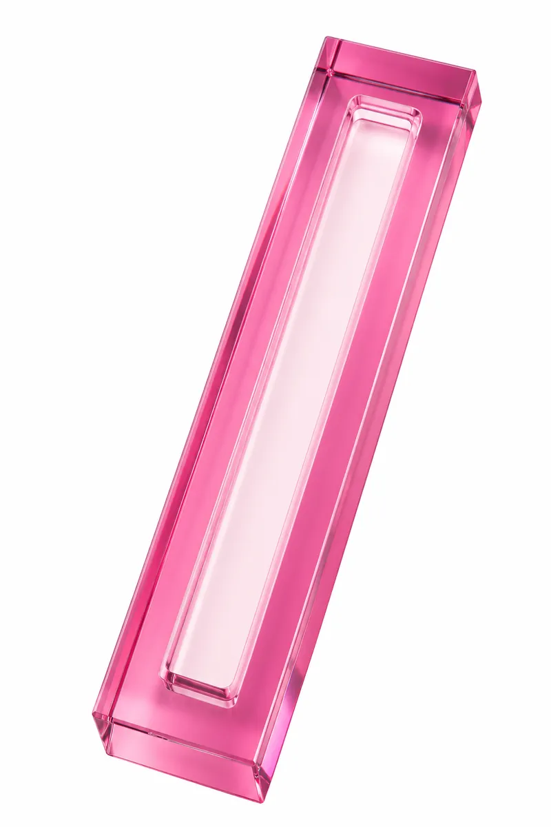 Pink Acrylic Mezuzah